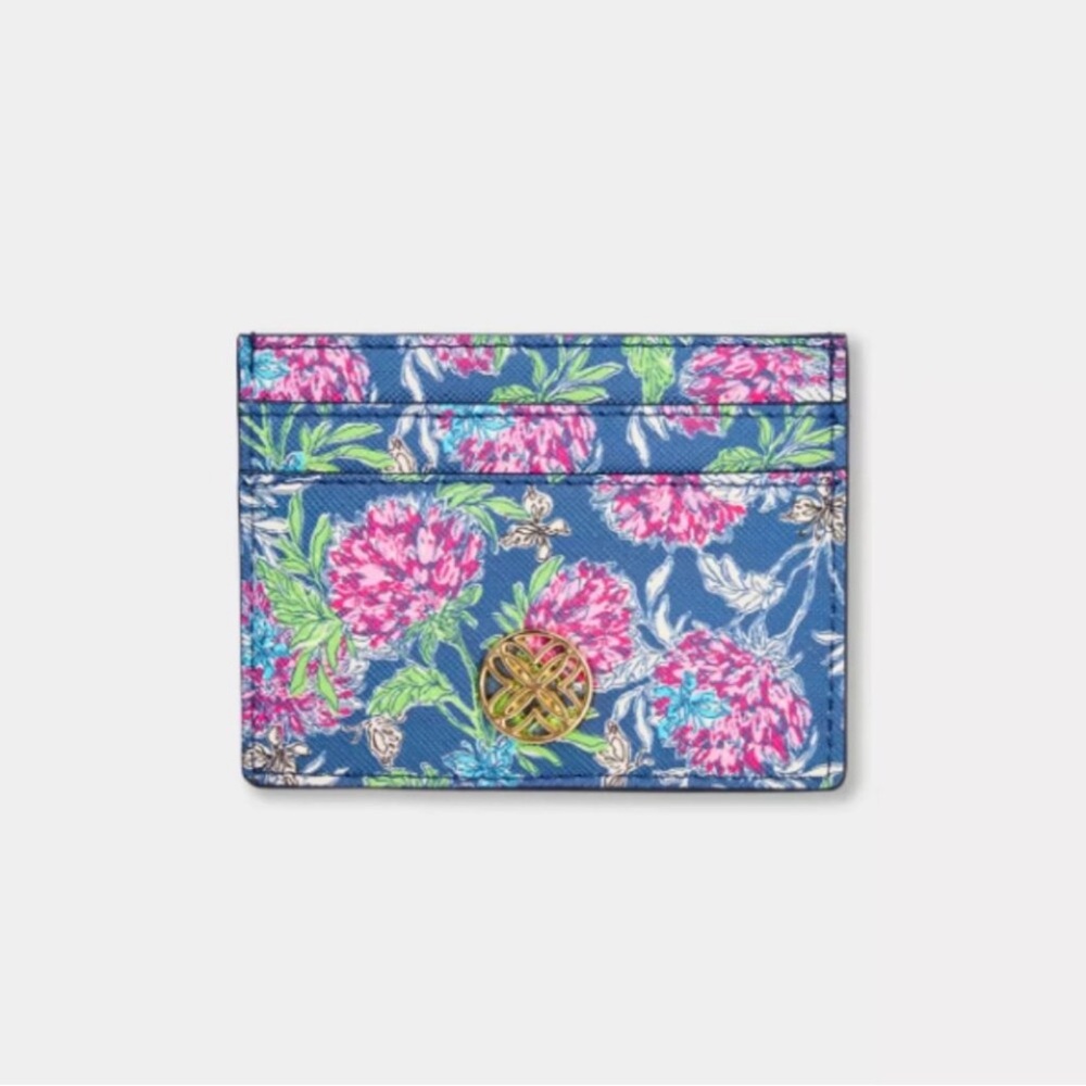Lilly Pulitzer Credit Card / ID case in Multi Dahlia Licious NEW